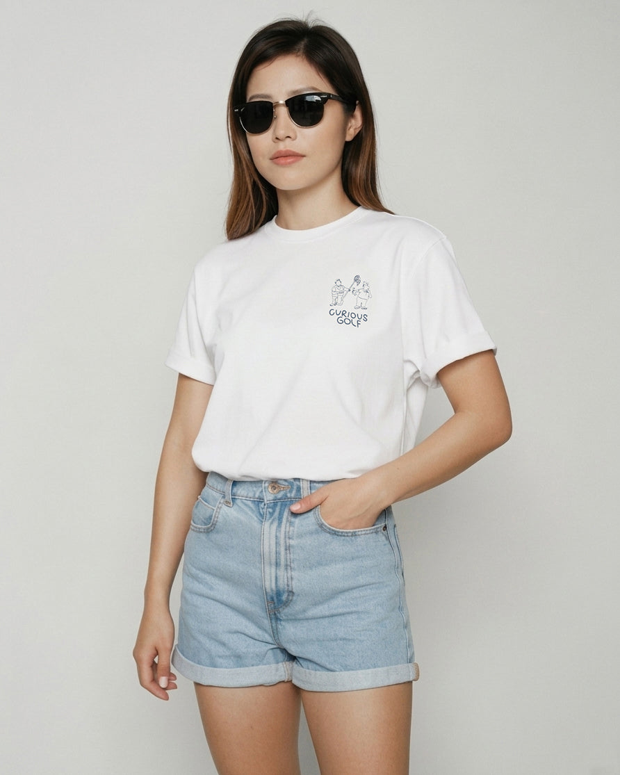 Lakeside Explorer Tee - Cloud White