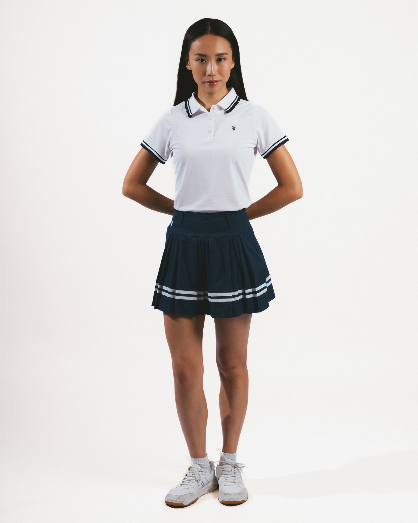 Pavilion Pleated Skirt - Classic Navy