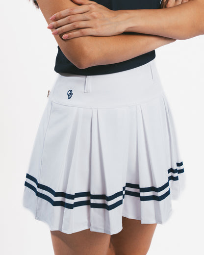 Pavilion Pleated Skirt - Cloud White