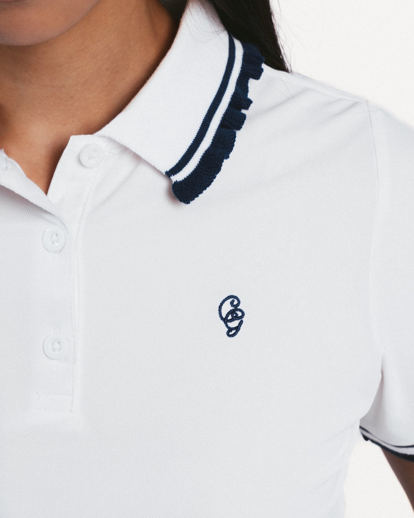 Terrace Polo - Cloud White