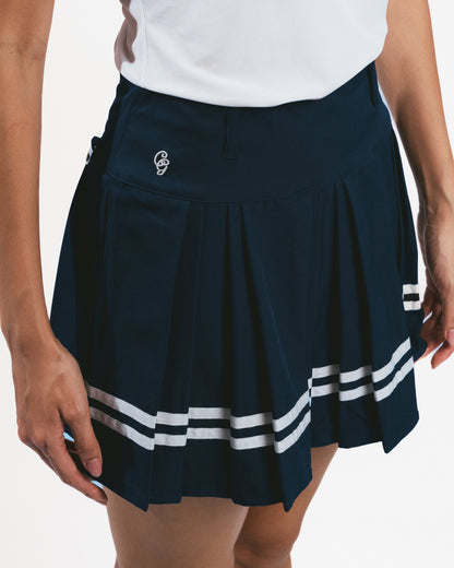 Pavilion Pleated Skirt - Classic Navy